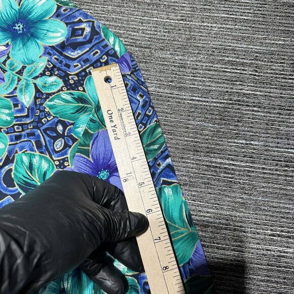 Ship N Shore Vintage Blazer Women's L Blue Green Single Button Made in USA - Picture 11 of 13